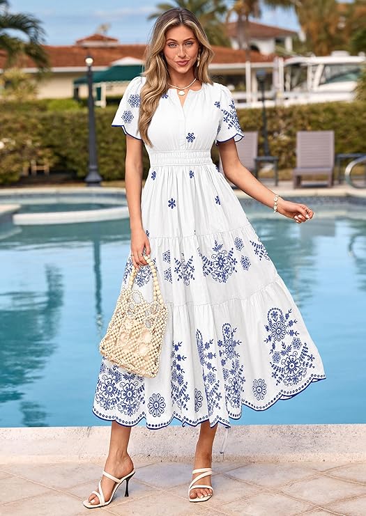 Vore Flower Maxi Dress