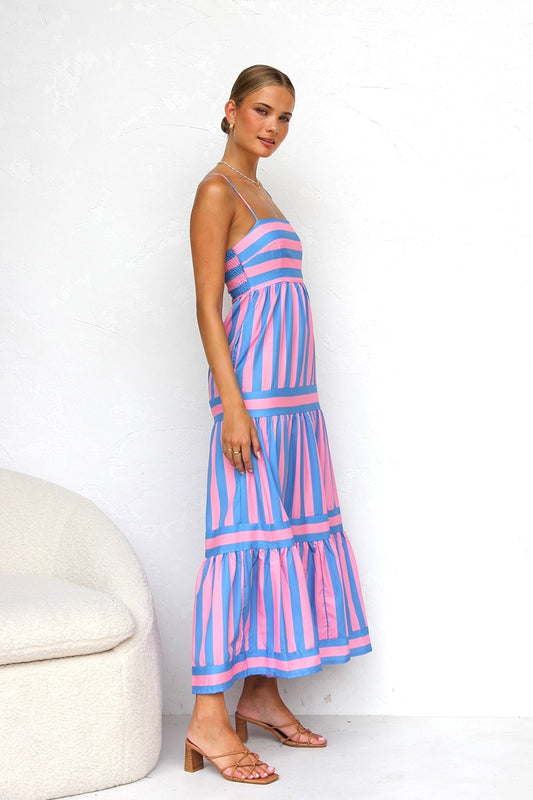 Elodi Vore™ |  Striped Maxi Summer Dress