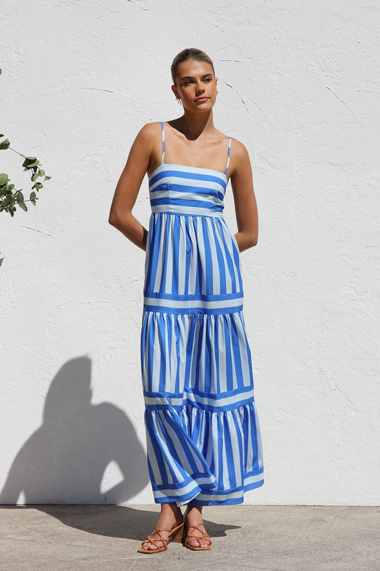 Elodi Vore™ |  Striped Maxi Summer Dress