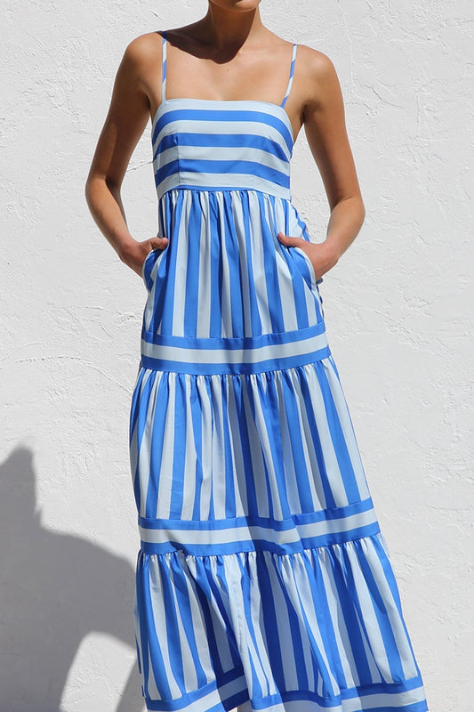 Elodi Vore™ |  Striped Maxi Summer Dress