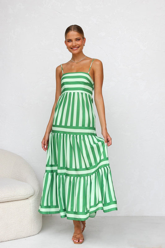 Elodi Vore™ |  Striped Maxi Summer Dress