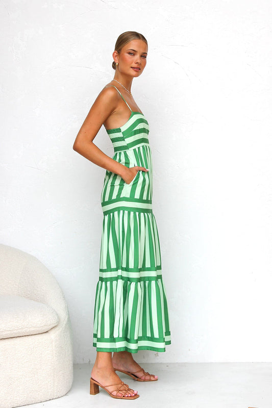 Elodi Vore™ |  Striped Maxi Summer Dress