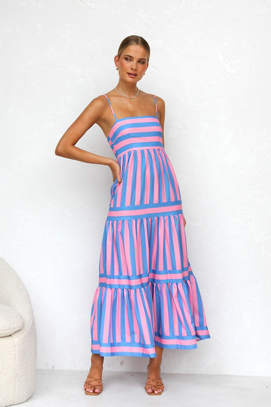 Elodi Vore™ |  Striped Maxi Summer Dress