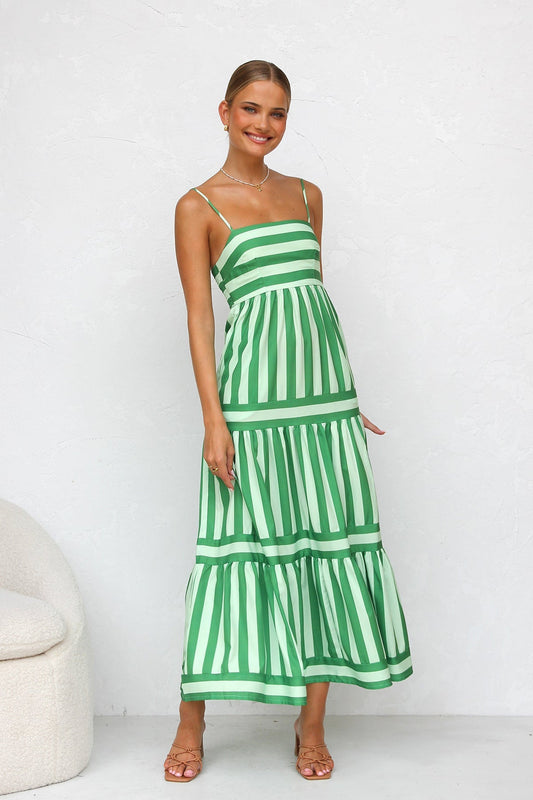 Elodi Vore™ |  Striped Maxi Summer Dress