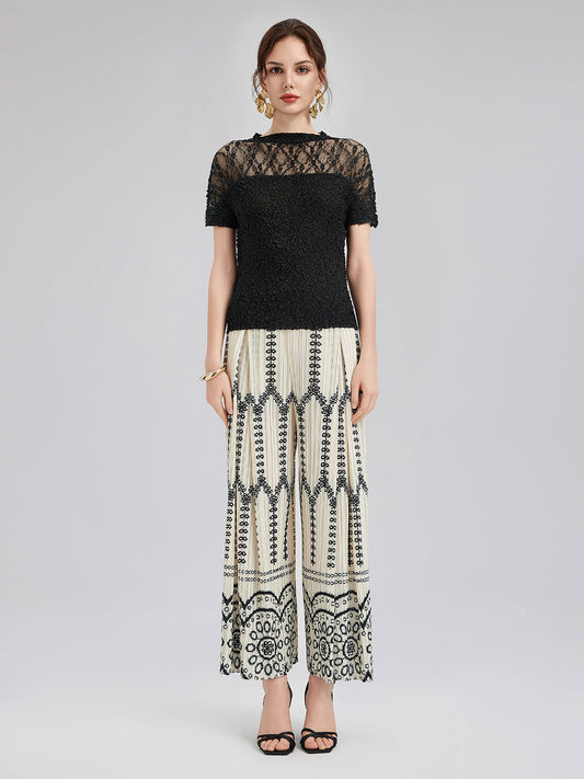 New Arrival Bohemian Pleated Set