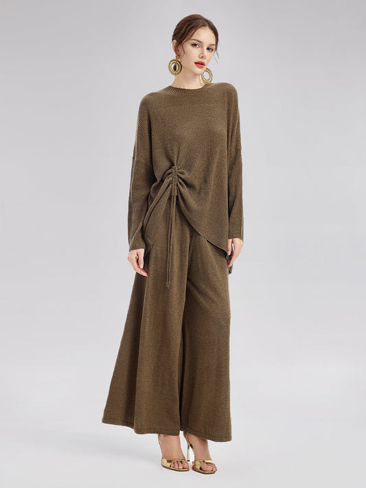 Elegant Cashmere Knit Set