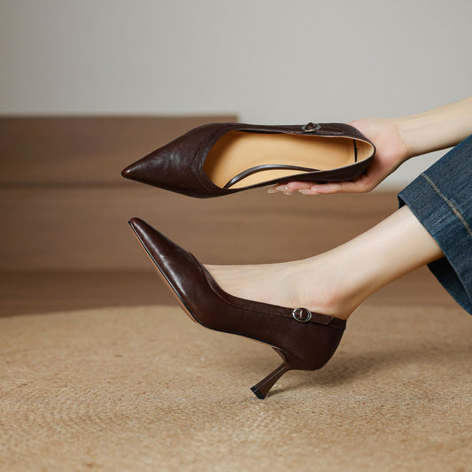 Corva Genuine Leather Heels