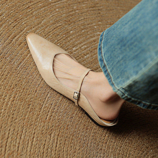 Amelier Leather Mules