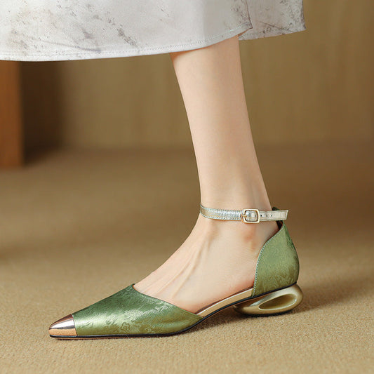 Alexia Genuine Leather Heels