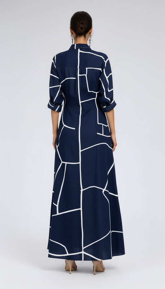 Amelier Sculptural Maxi Dress