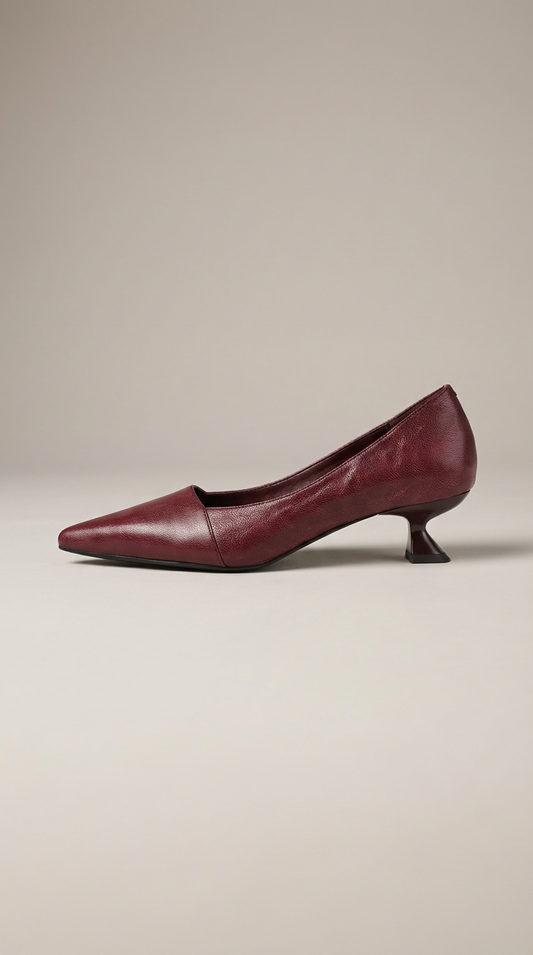 Selly Genuine Leather Heels